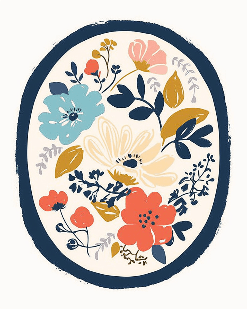 Blossom 1146 original repeating artwork
