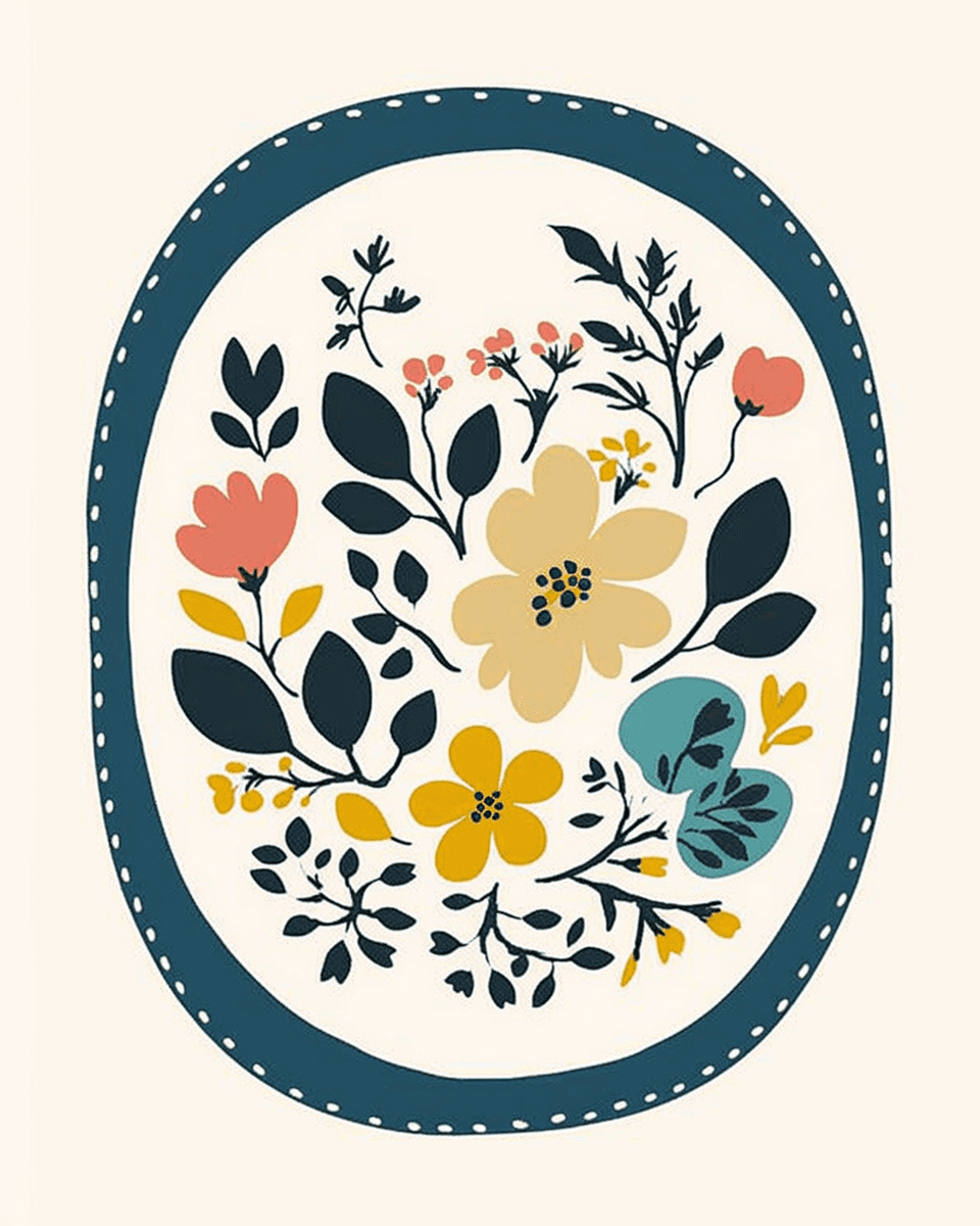 Blossom 448 original repeating artwork