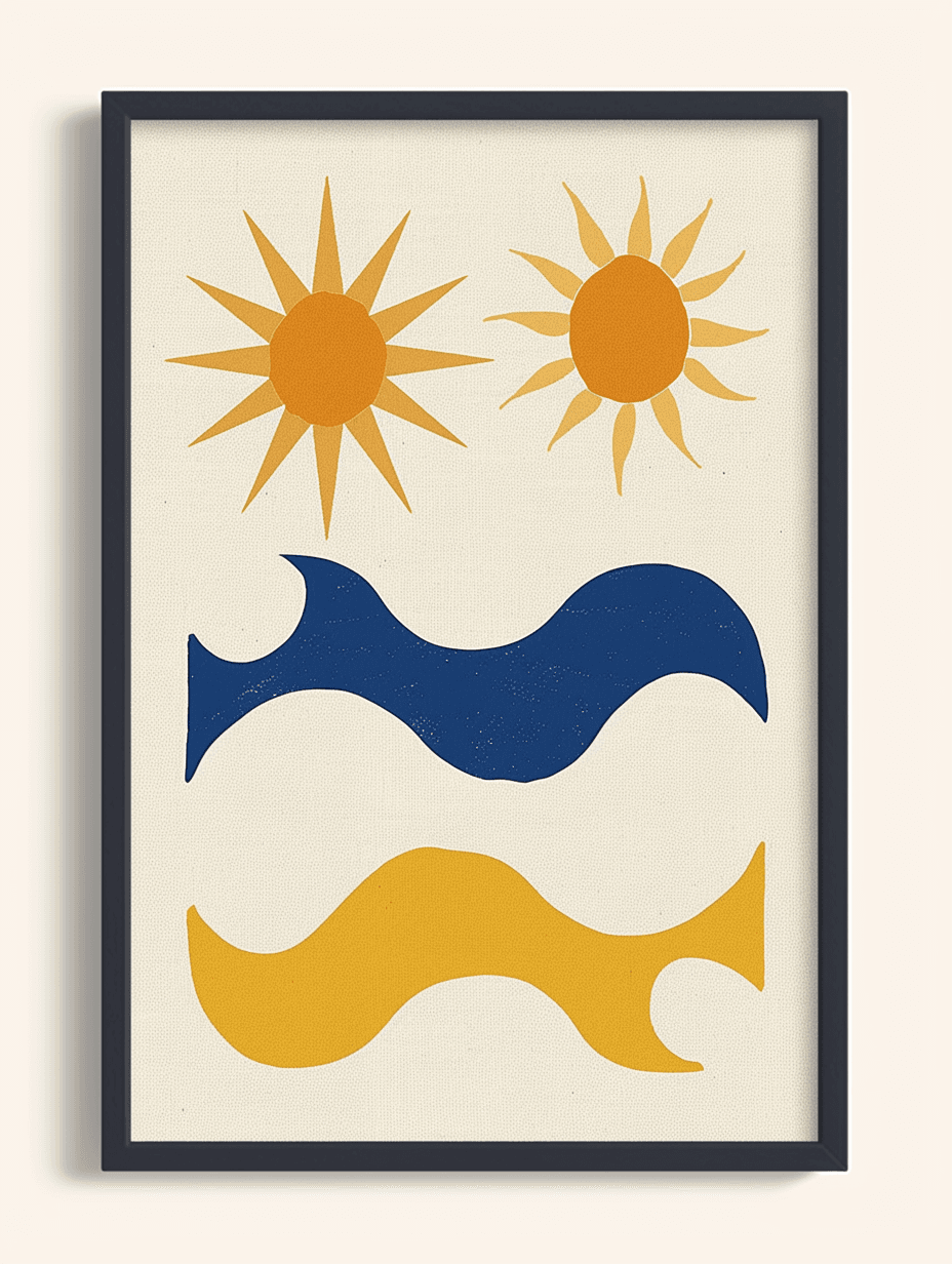 Frame original repeating artwork