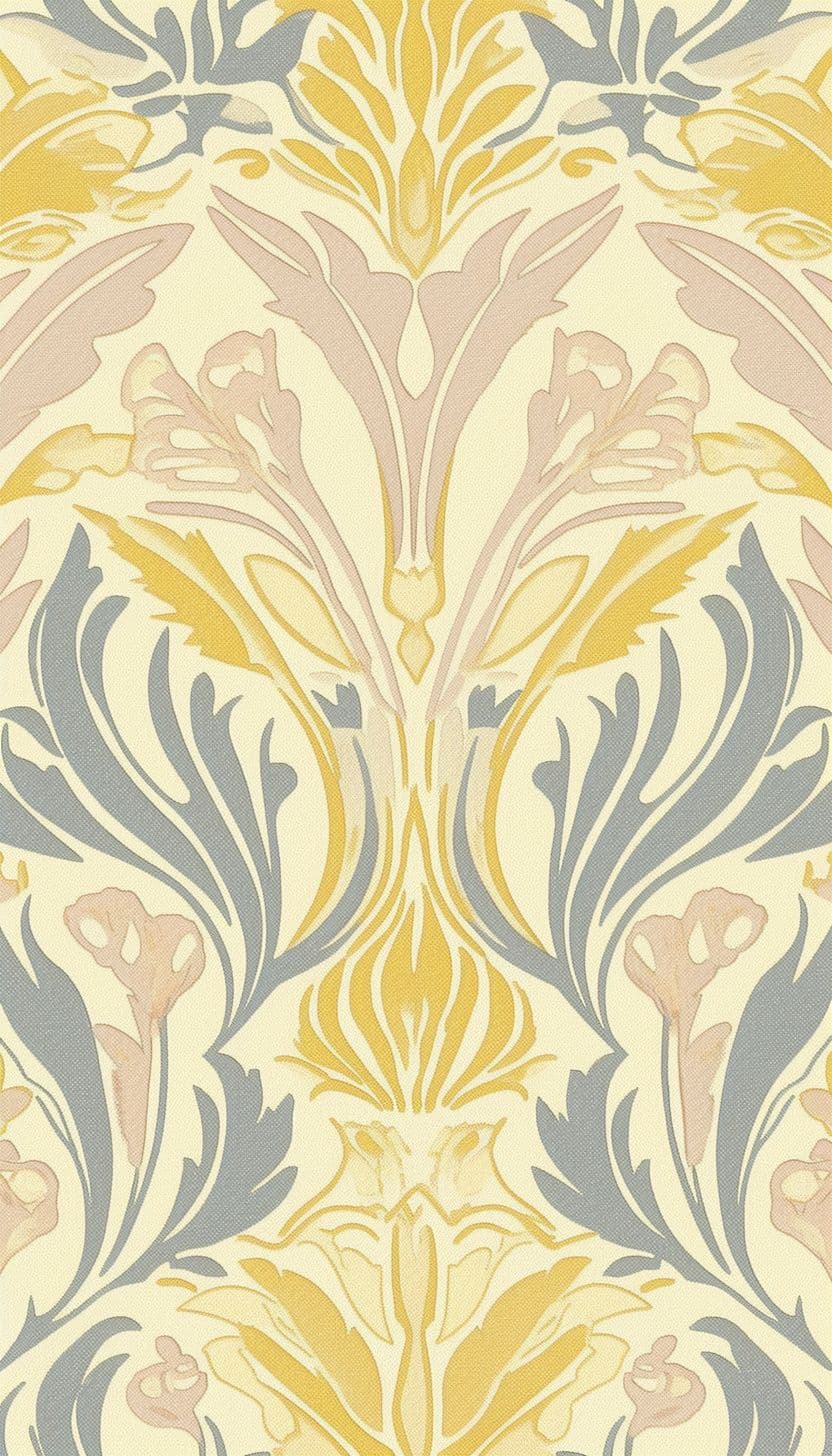 Yellow Show original repeating artwork