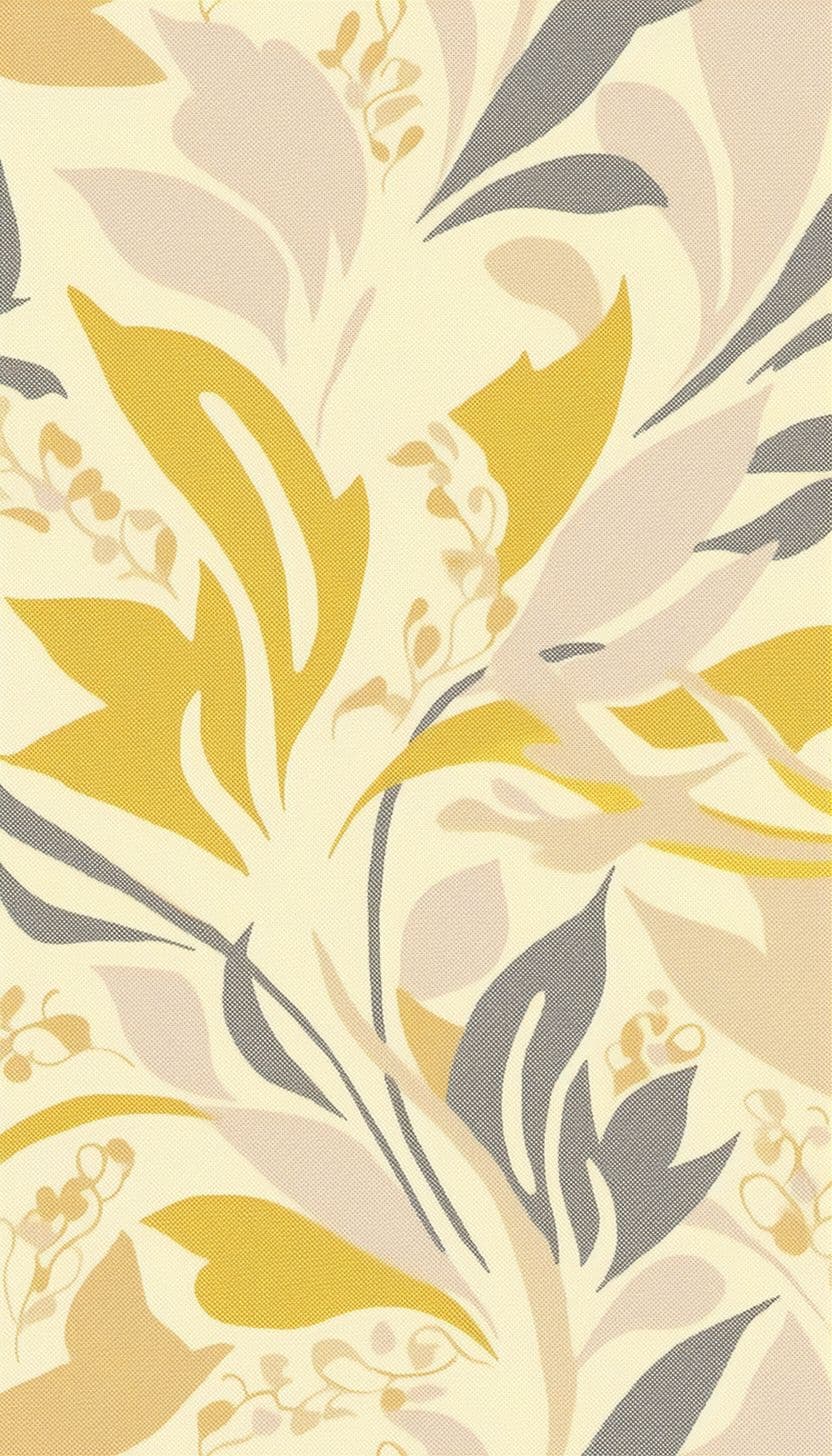 Yellow Rhythm original repeating artwork