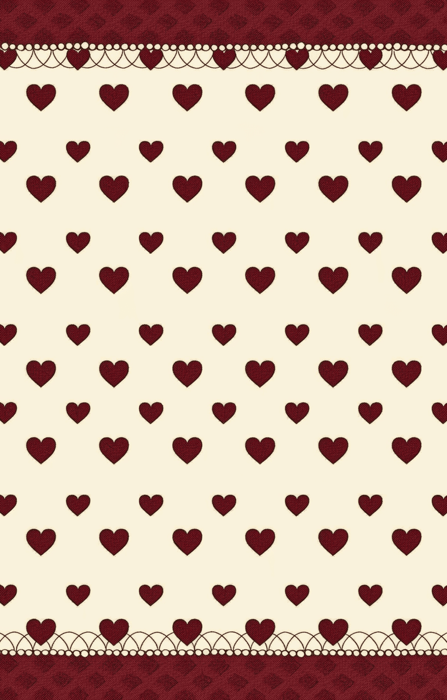 Heart 381 original repeating artwork