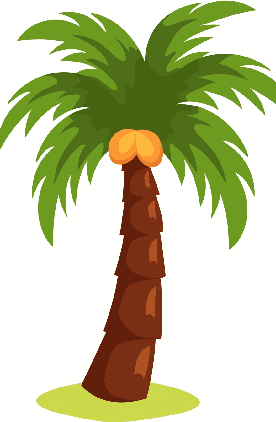 Palm Tree Carnival original repeating artwork