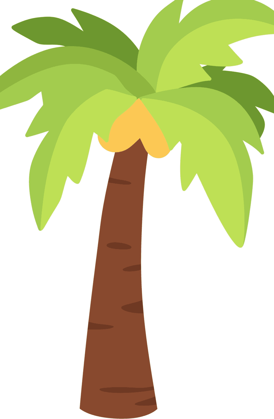 Palm Tree Picnic original repeating artwork