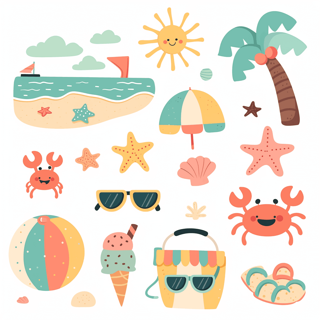 Seaside Shade original repeating artwork