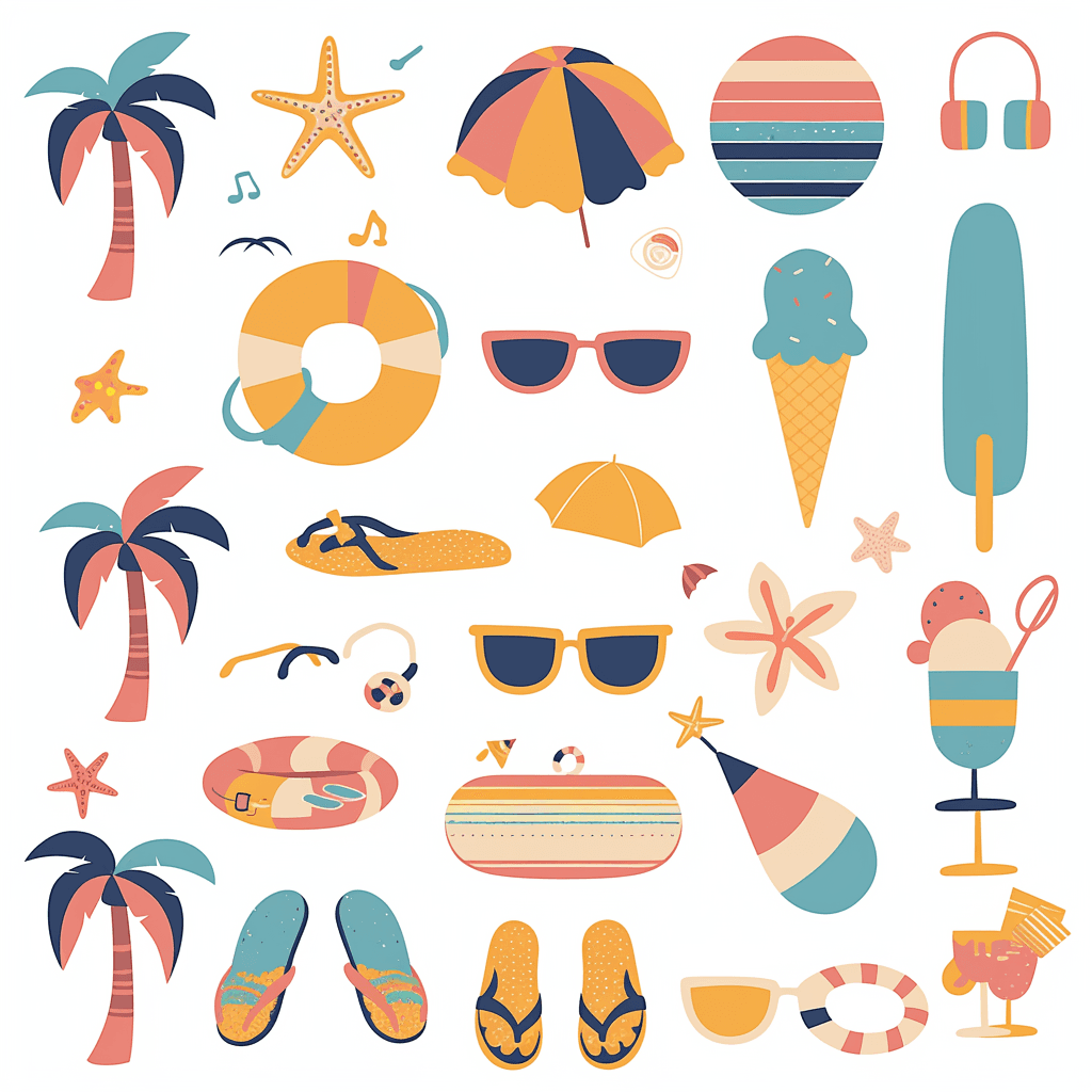 Seaside Hue original repeating artwork