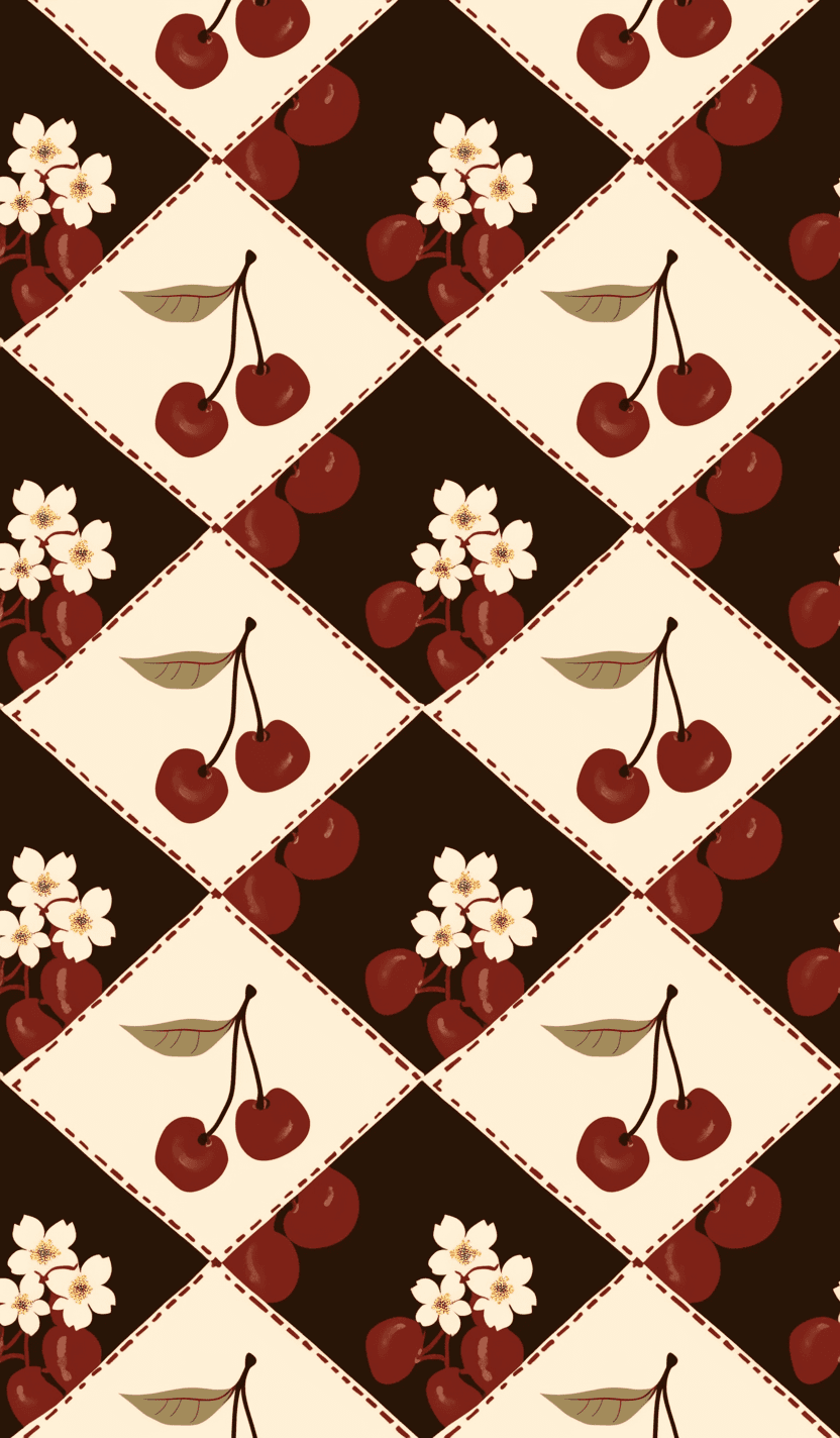Cherry Collective original repeating artwork