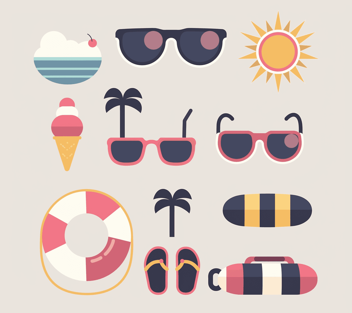 Seaside Tune original repeating artwork