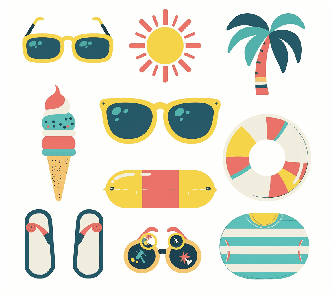 Seaside Rhythm original repeating artwork
