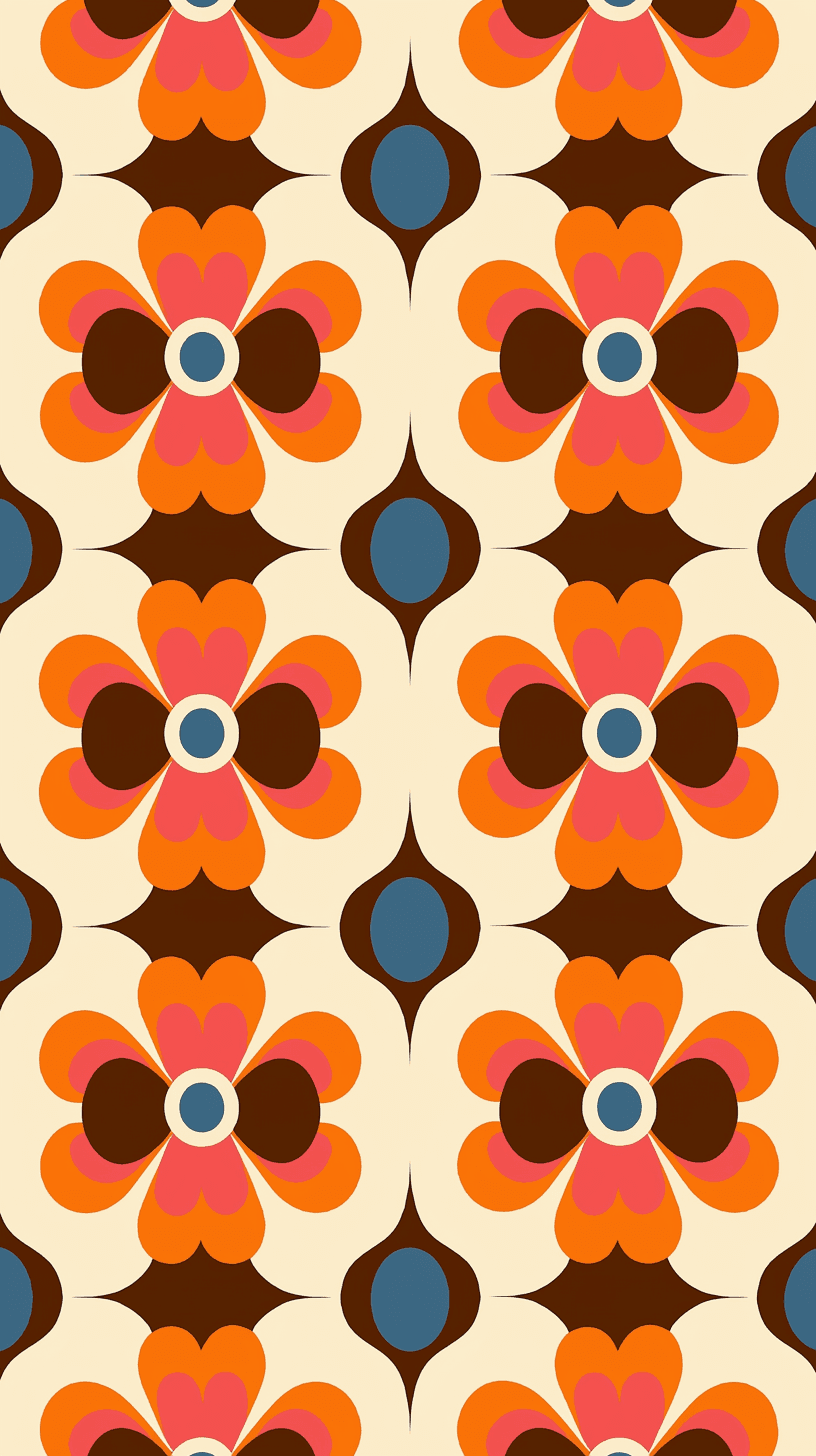 Blossom Mono original repeating artwork