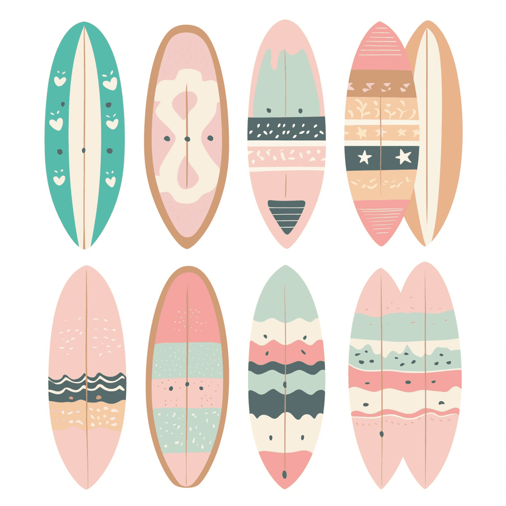 Seaside Bright original repeating artwork