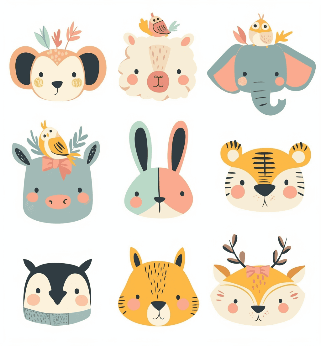 Animals 146 original repeating artwork
