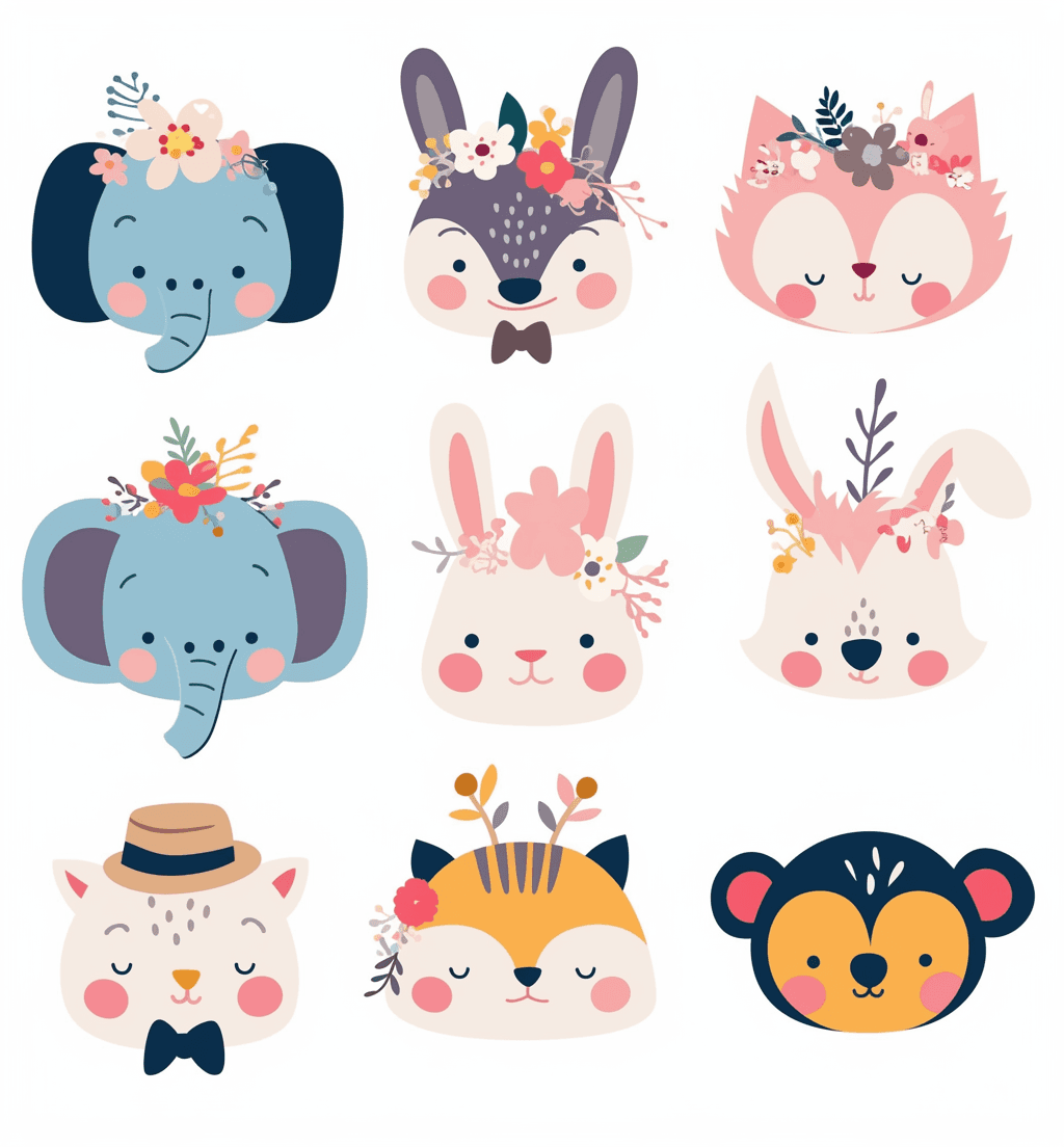 Animals 060 original repeating artwork