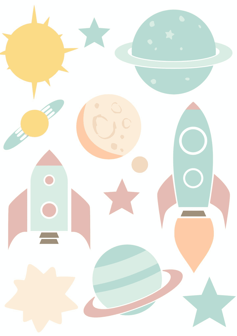Planet Summer original repeating artwork