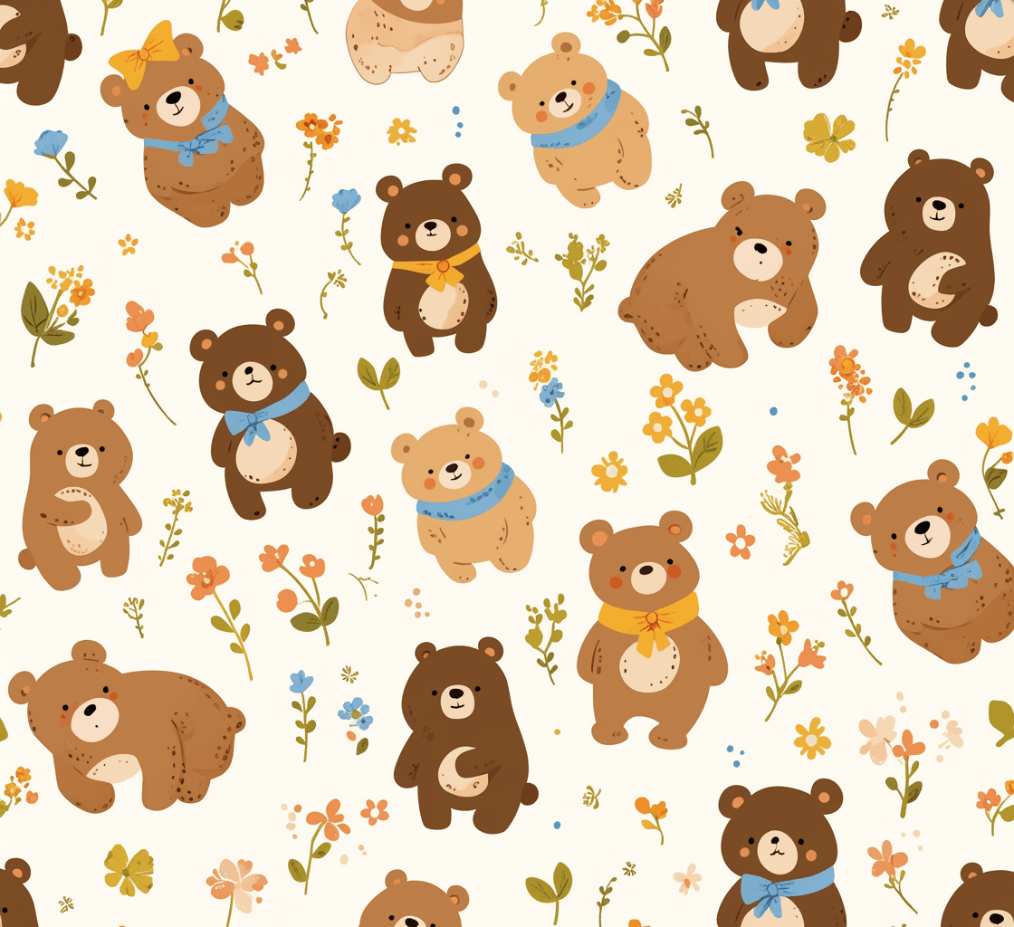 Bear 720 original repeating artwork