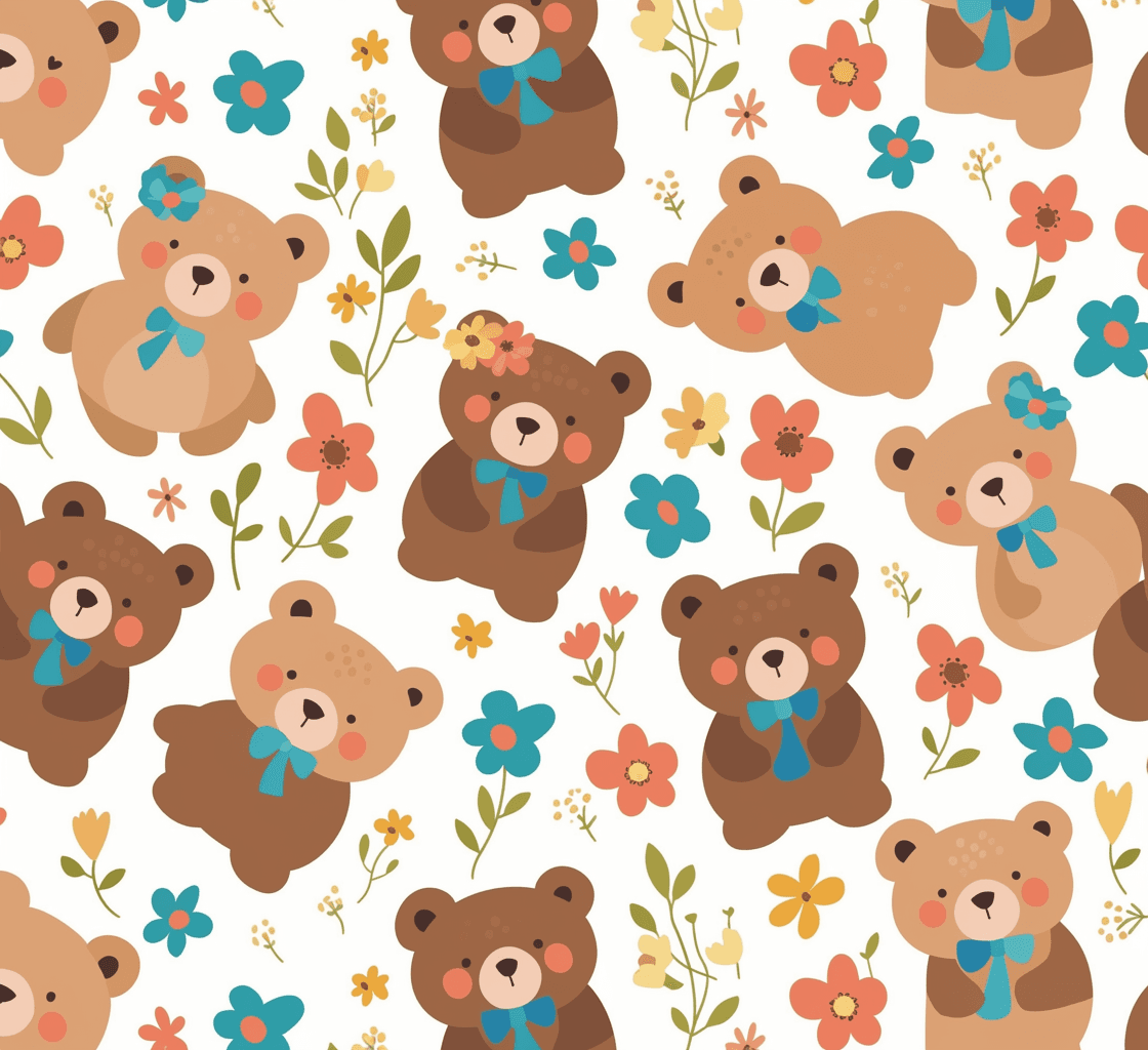 Bear 701 original repeating artwork