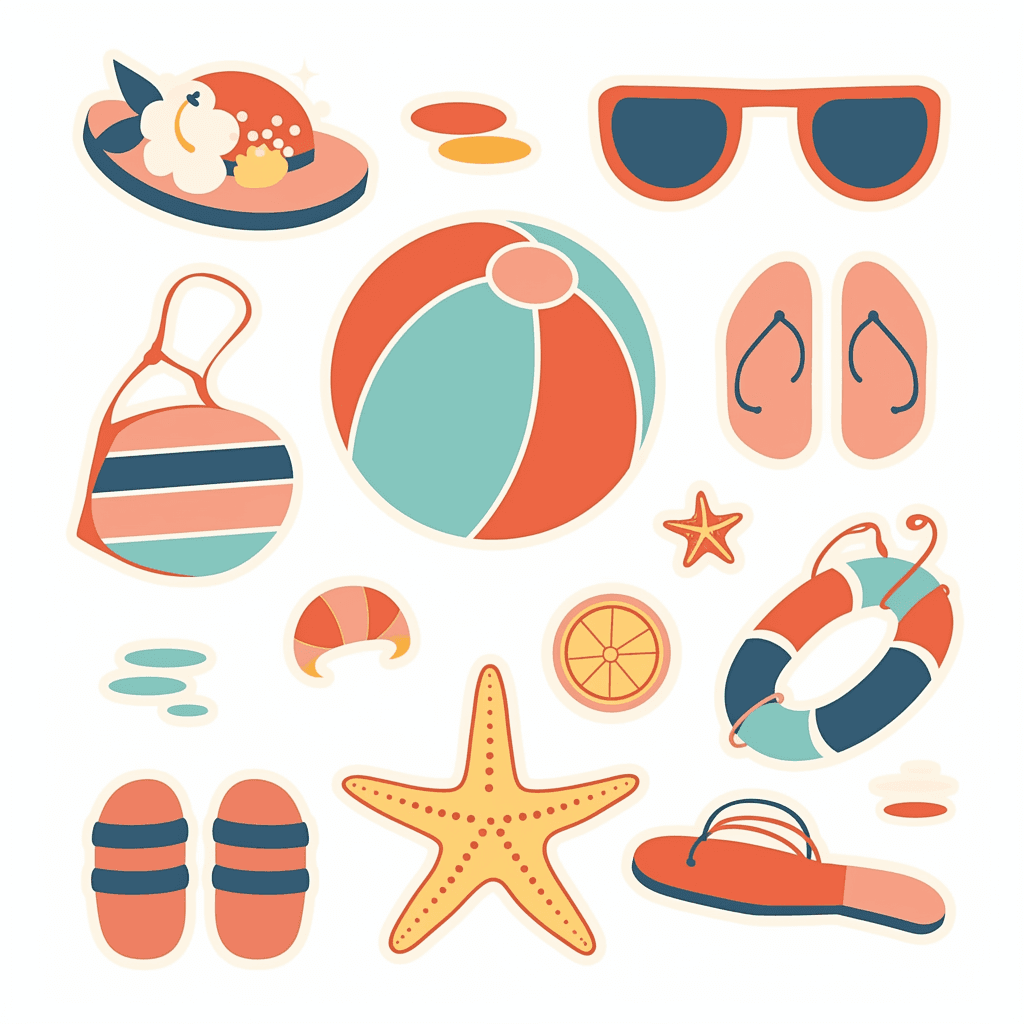 Seaside Jam original repeating artwork