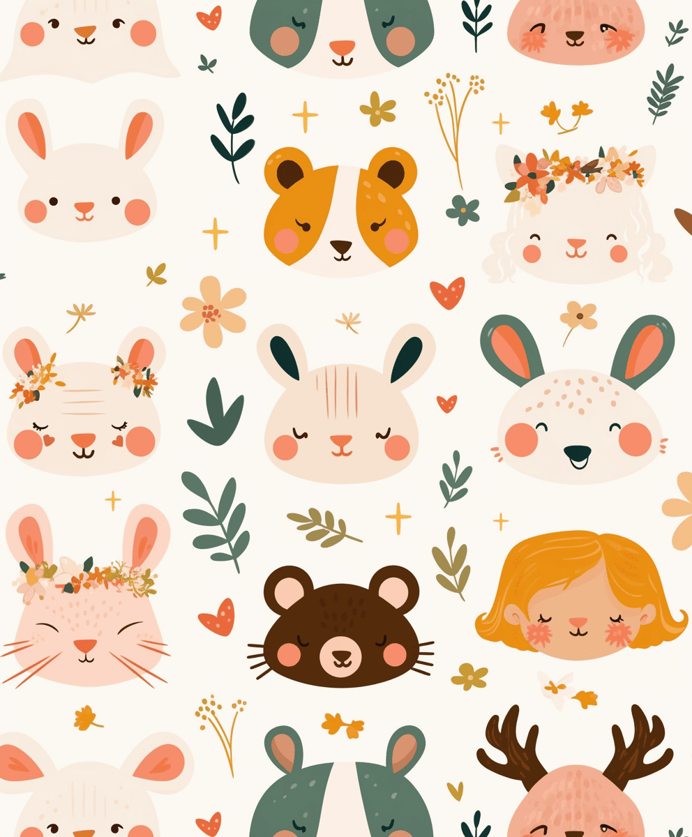 Animals 215 original repeating artwork