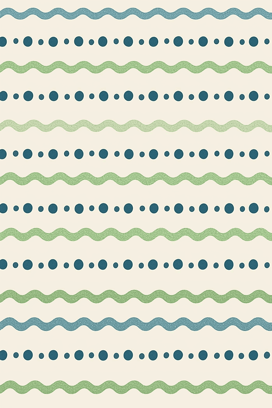 Wave Club original repeating artwork