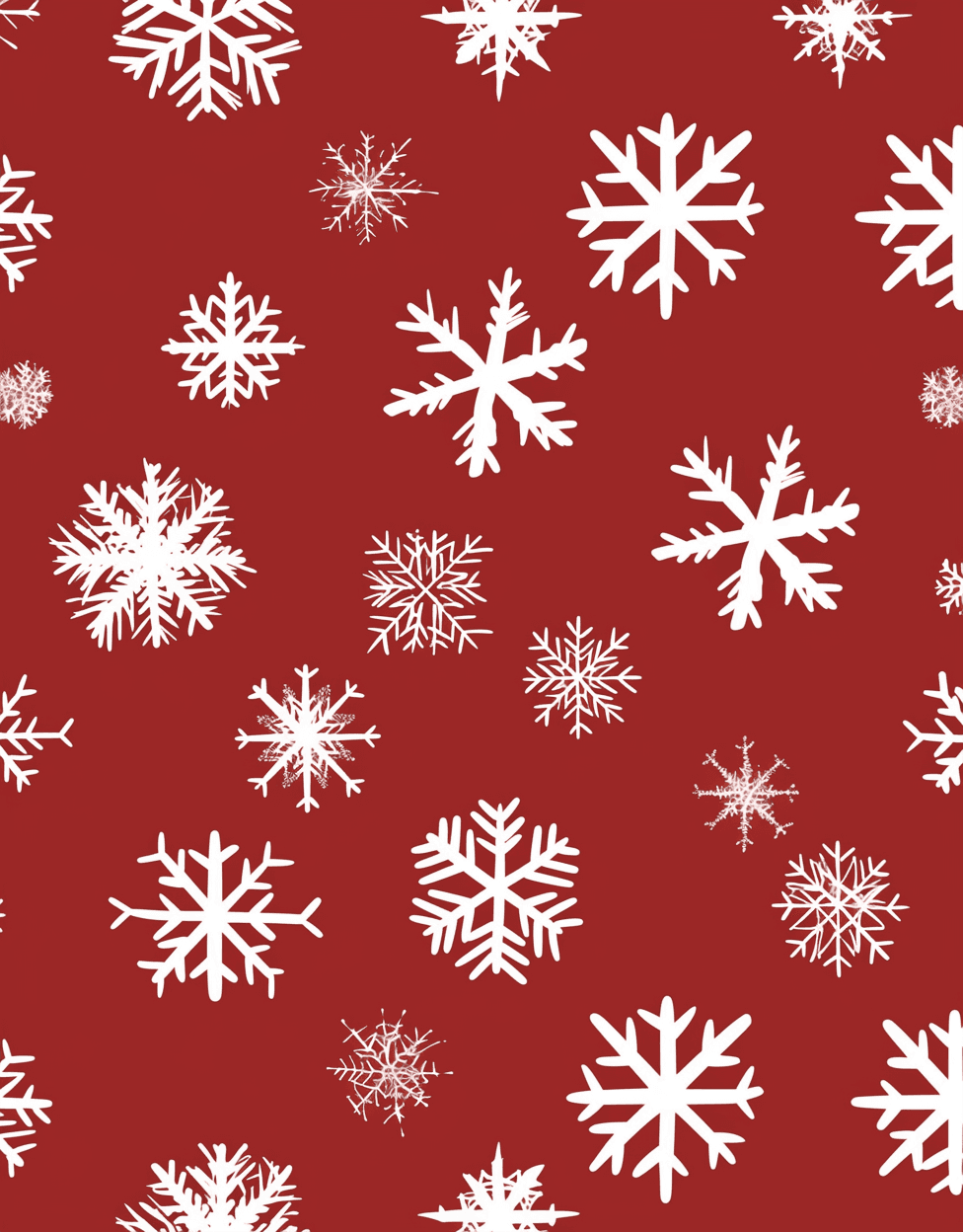 Snowflake Squad original repeating artwork