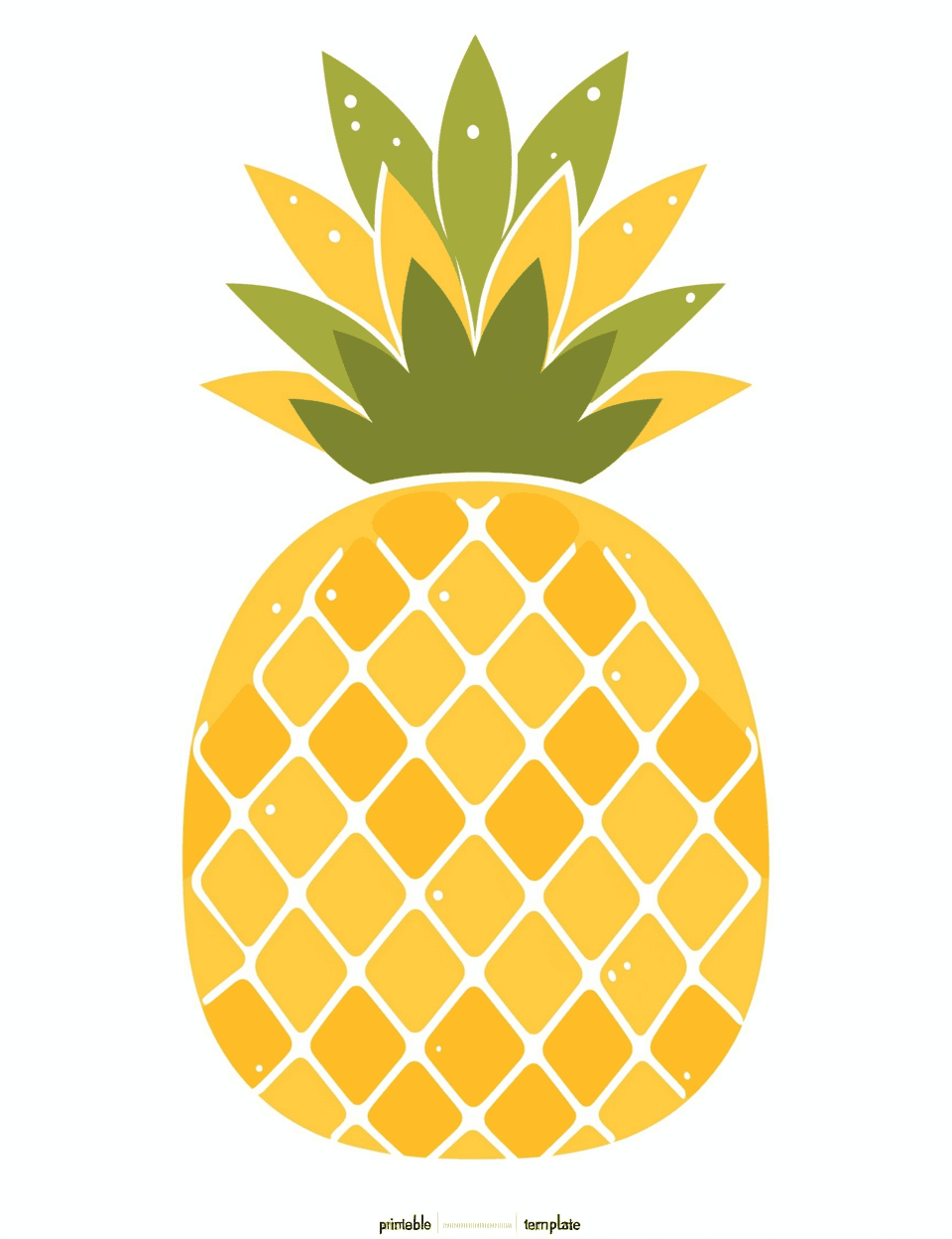 Pineapple Jam original repeating artwork