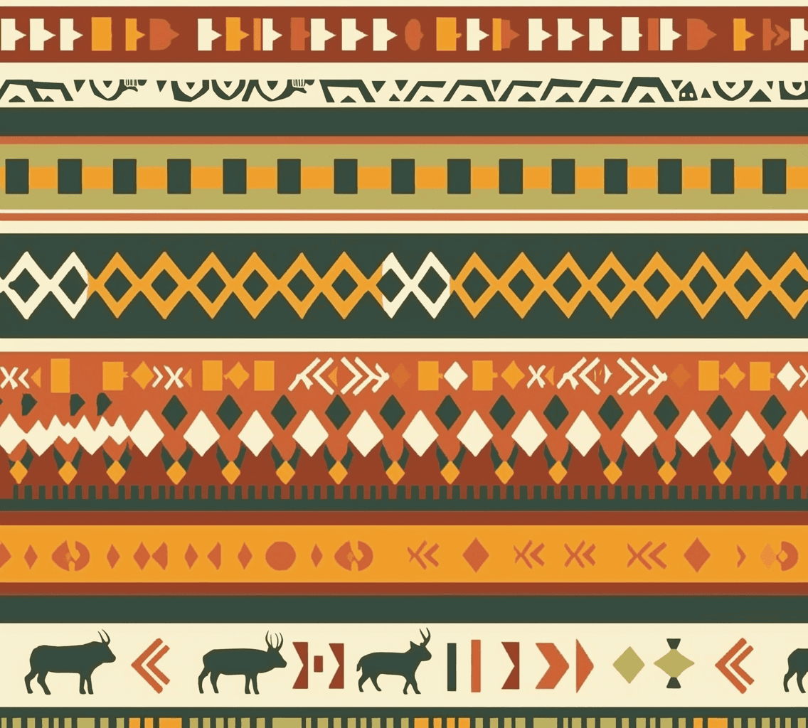Boho Club original repeating artwork