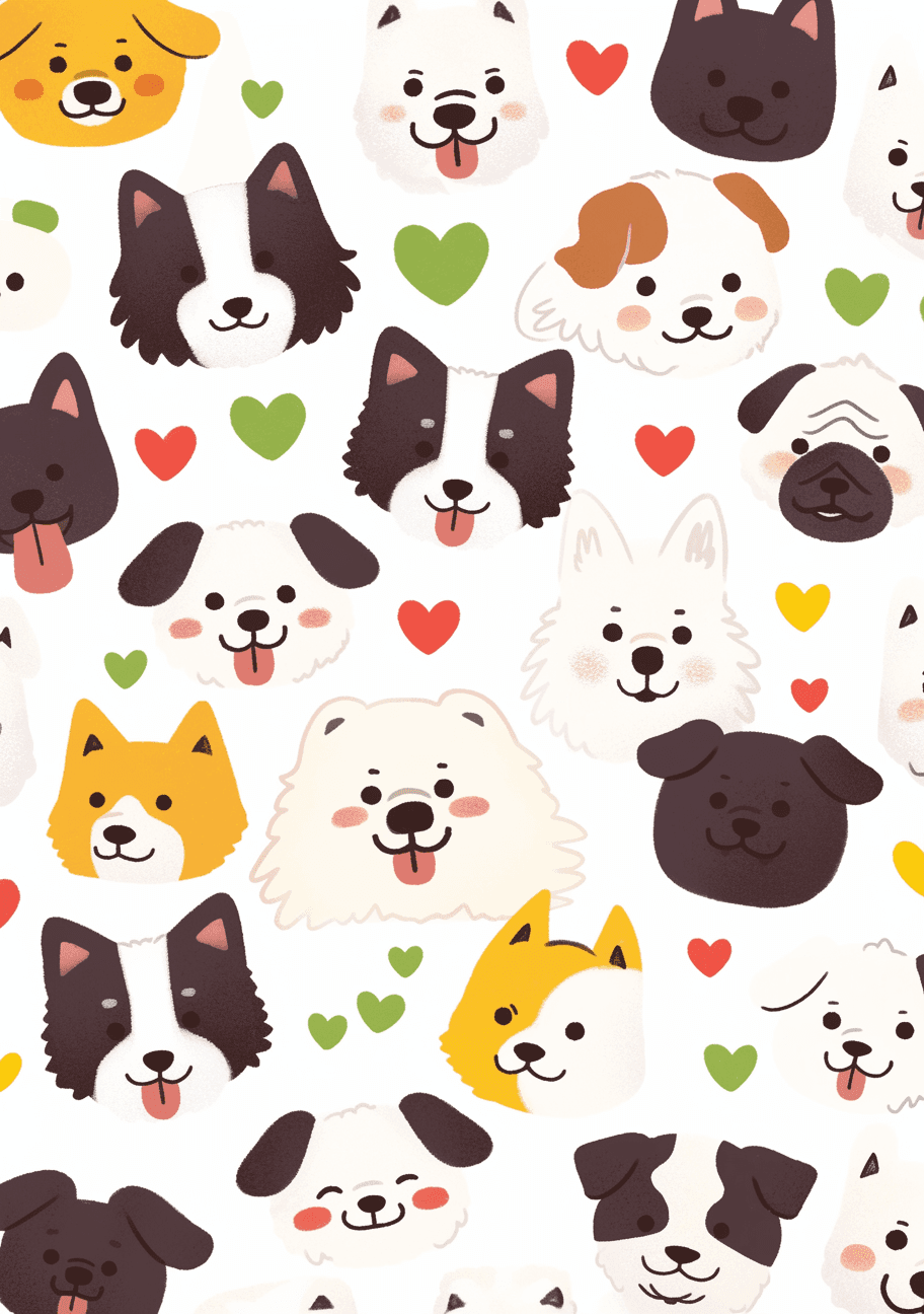 Dog 165 original repeating artwork