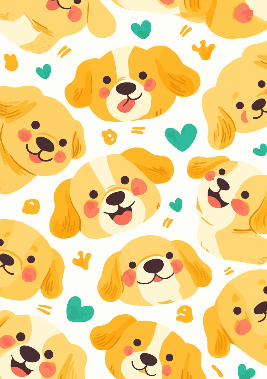 Dog 219 original repeating artwork
