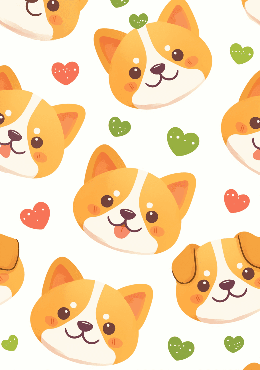 Dog Blast original repeating artwork