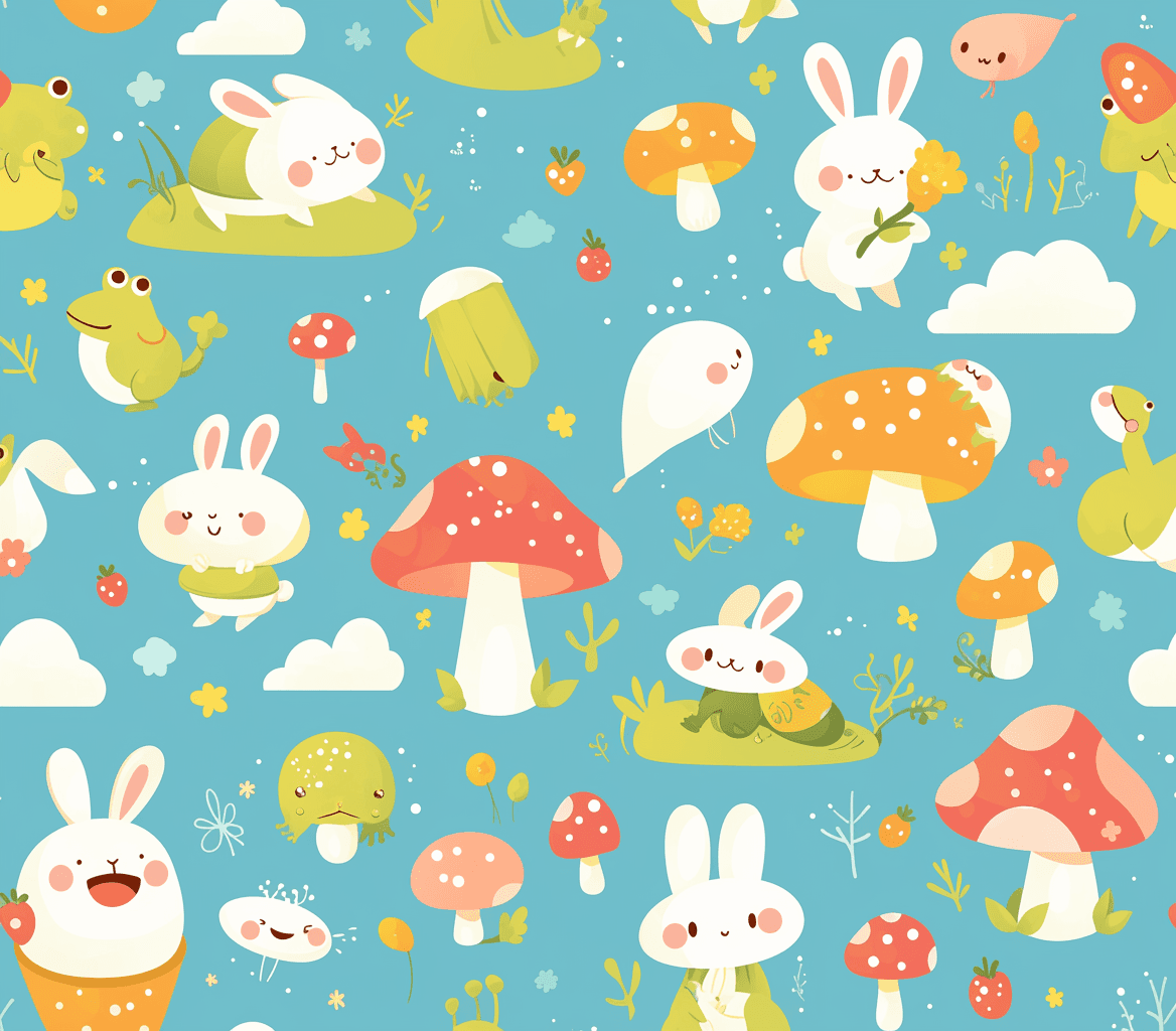 Animals 166 original repeating artwork
