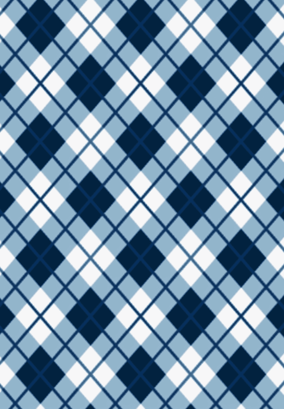 Blue Check Gang original repeating artwork