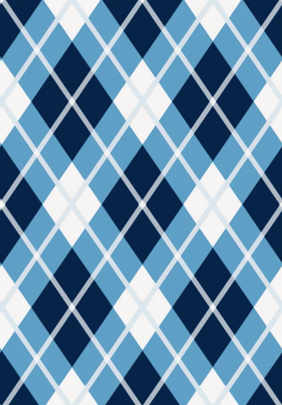 Blue Check Crew original repeating artwork