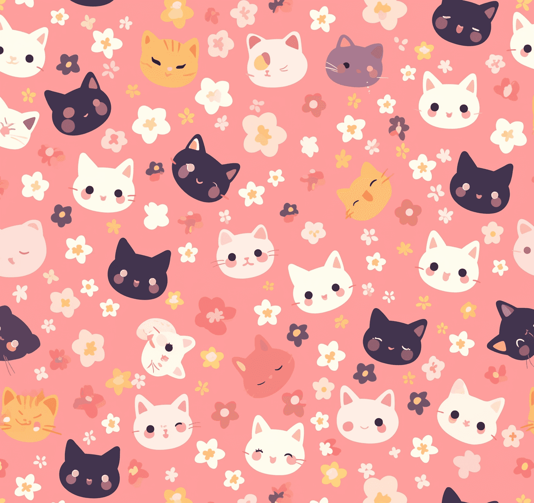 Cat 322 original repeating artwork