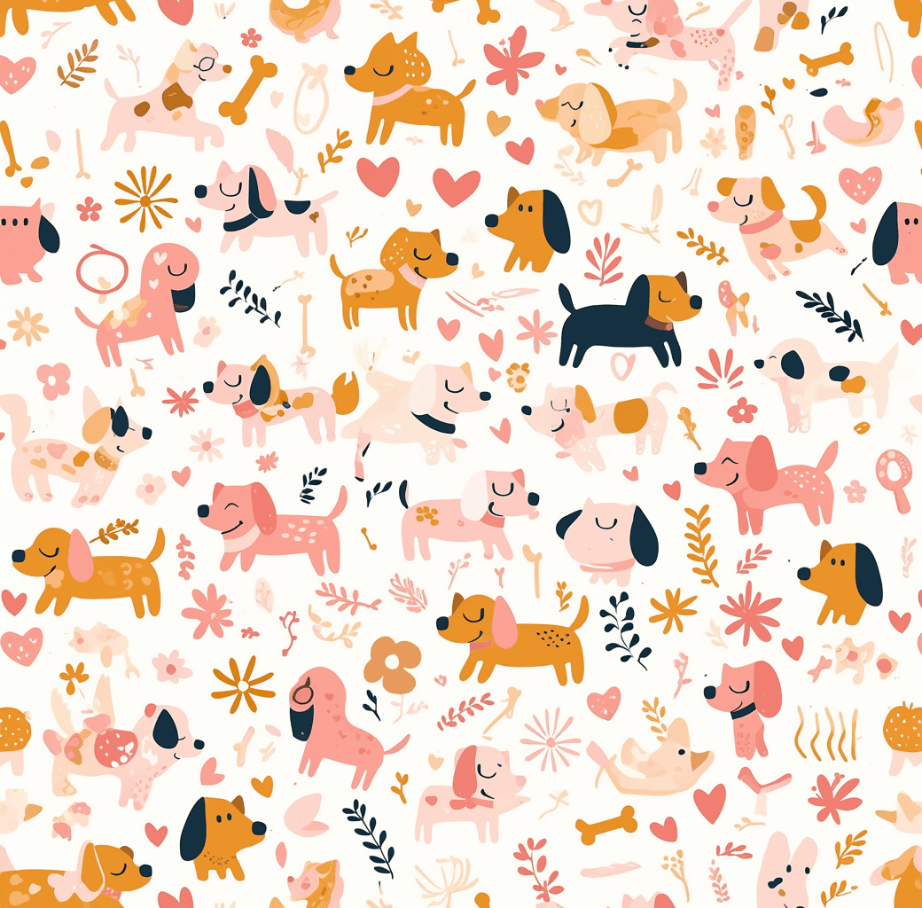 Dog 184 original repeating artwork