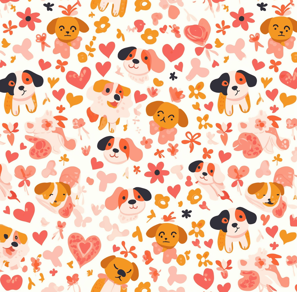 Dog 138 original repeating artwork