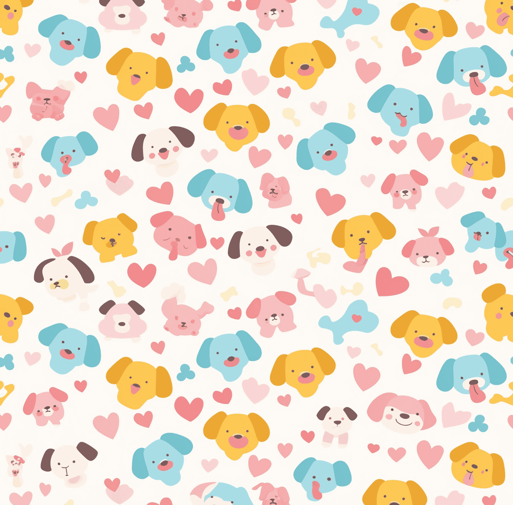 Dog 157 original repeating artwork