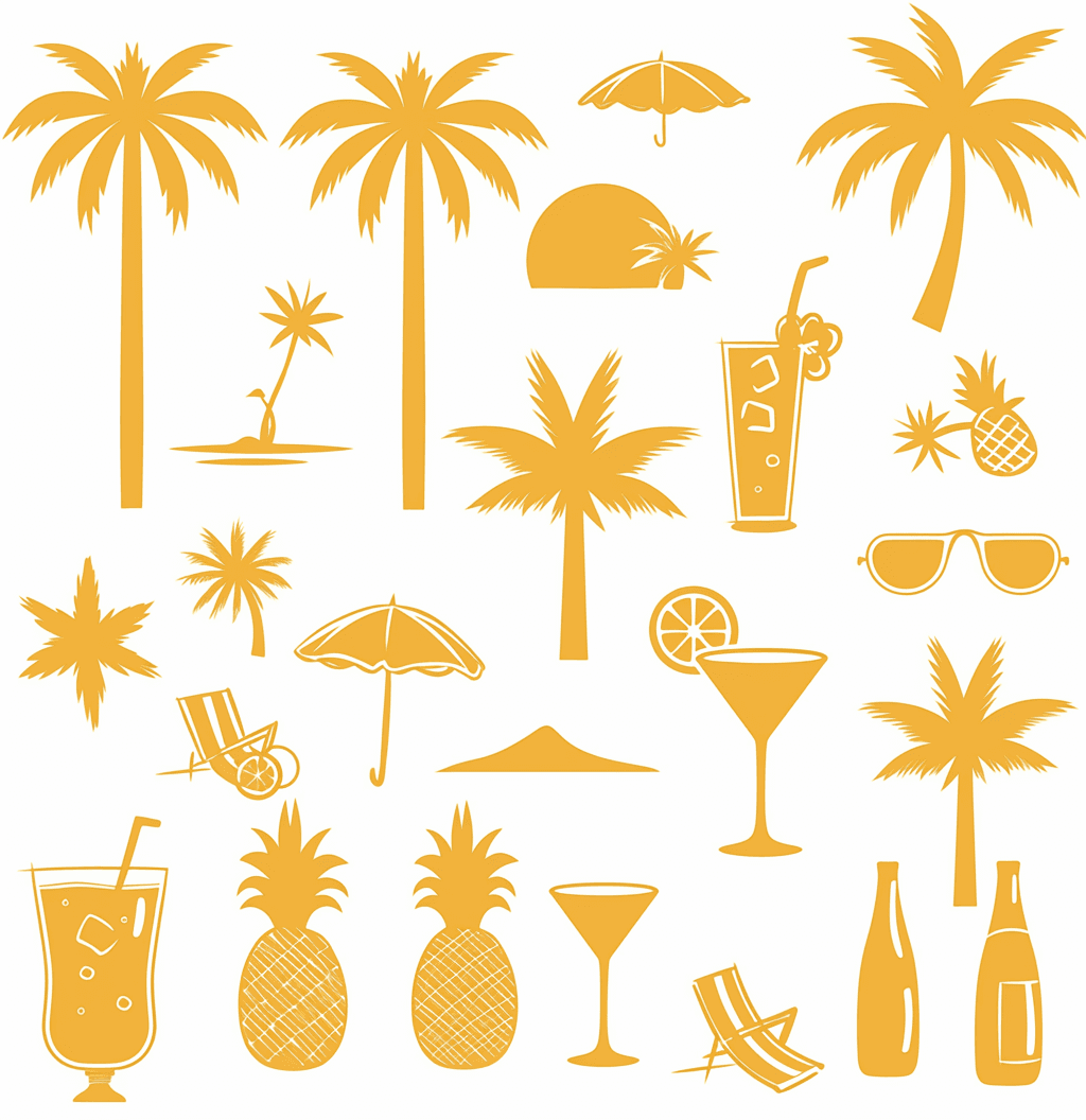 Palm Tree Collective original repeating artwork