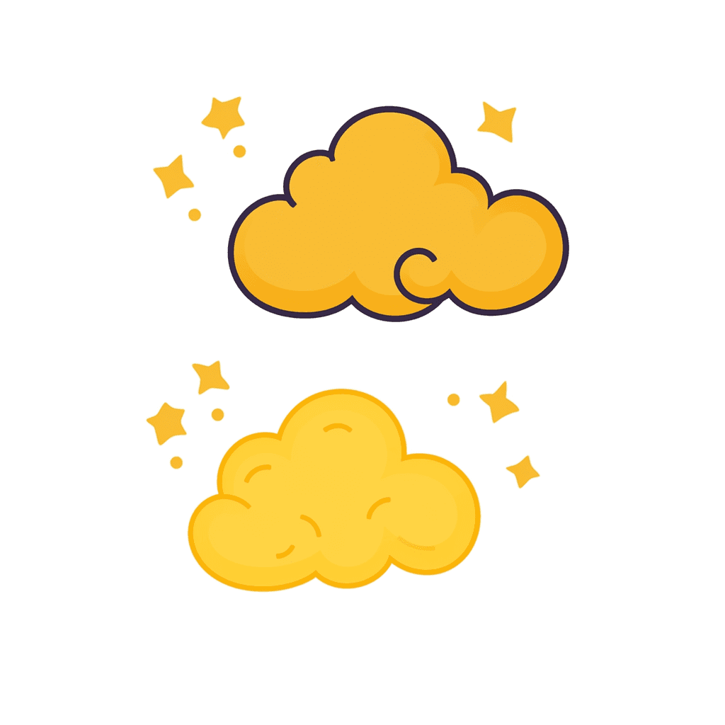 Cloud Mark original repeating artwork