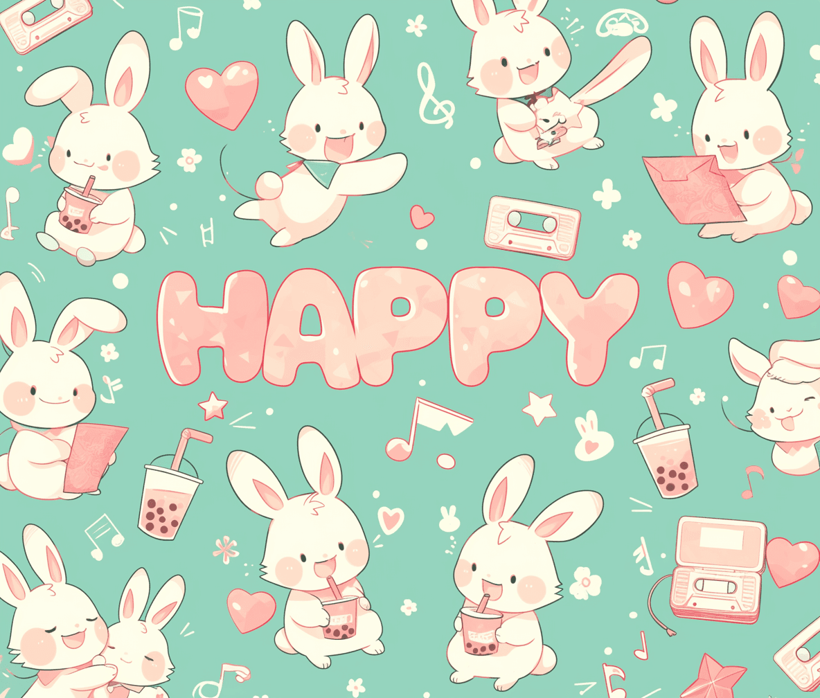 Bunny 264 original repeating artwork