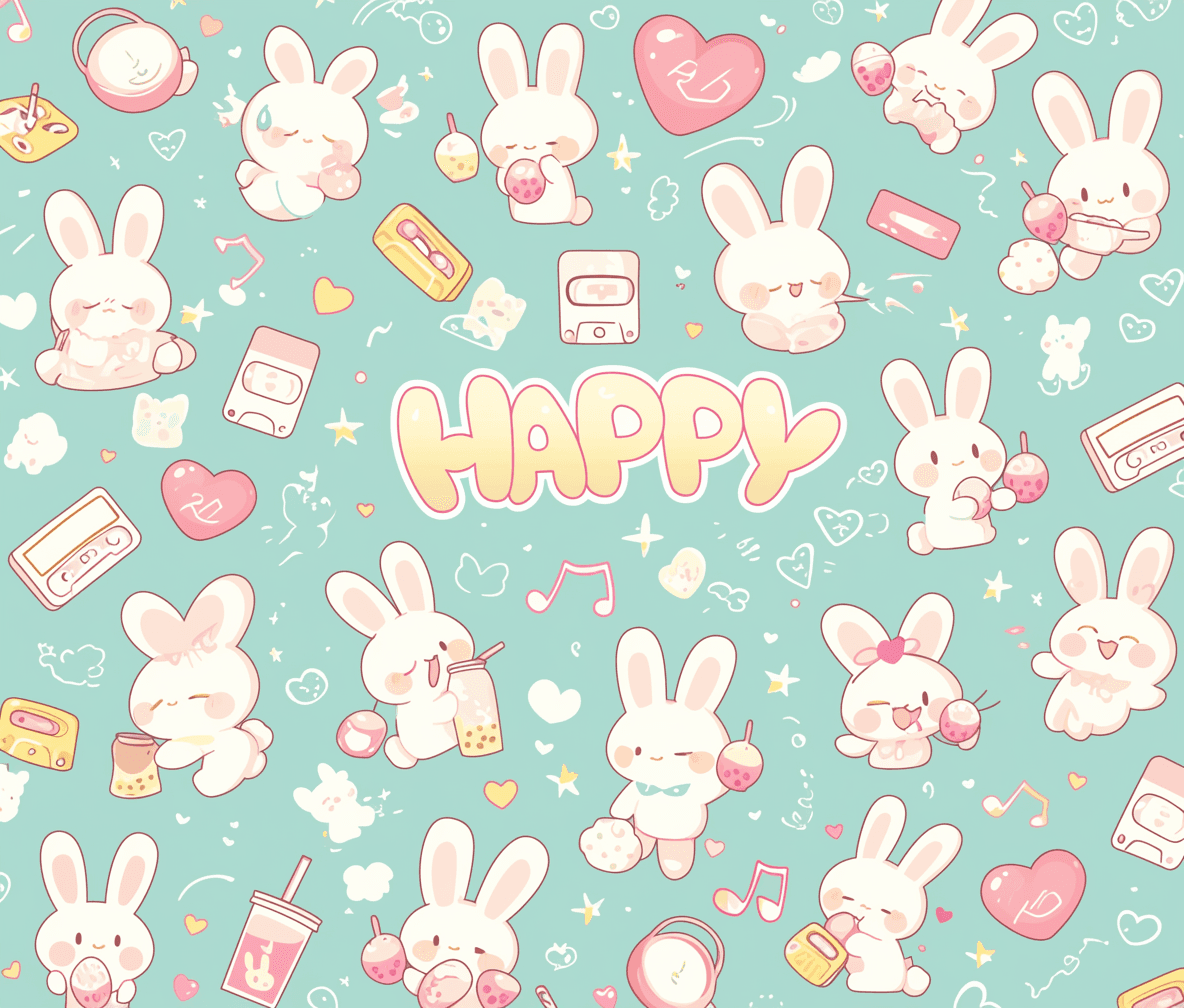 Bunny 241 original repeating artwork