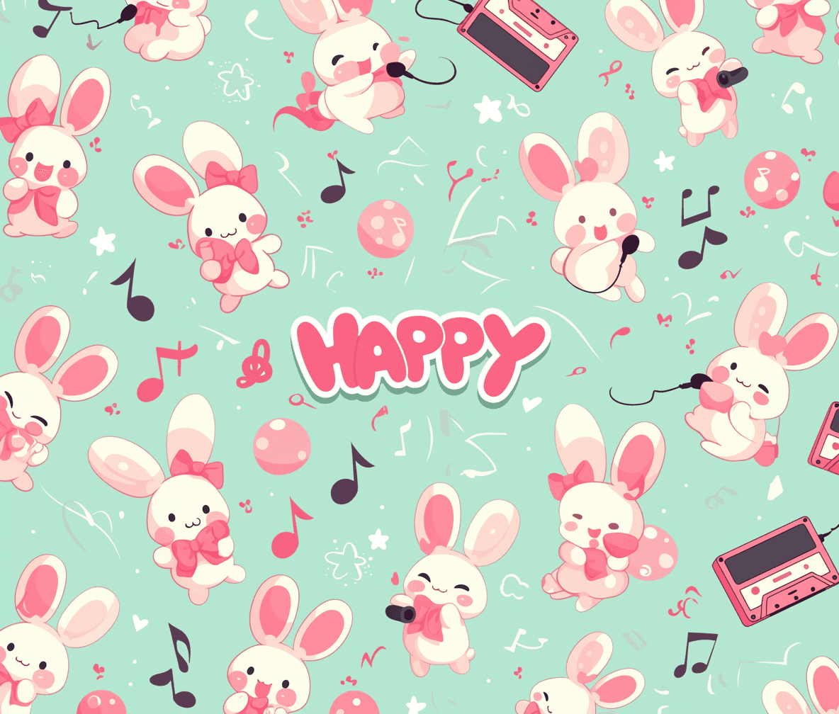 Bunny 309 original repeating artwork