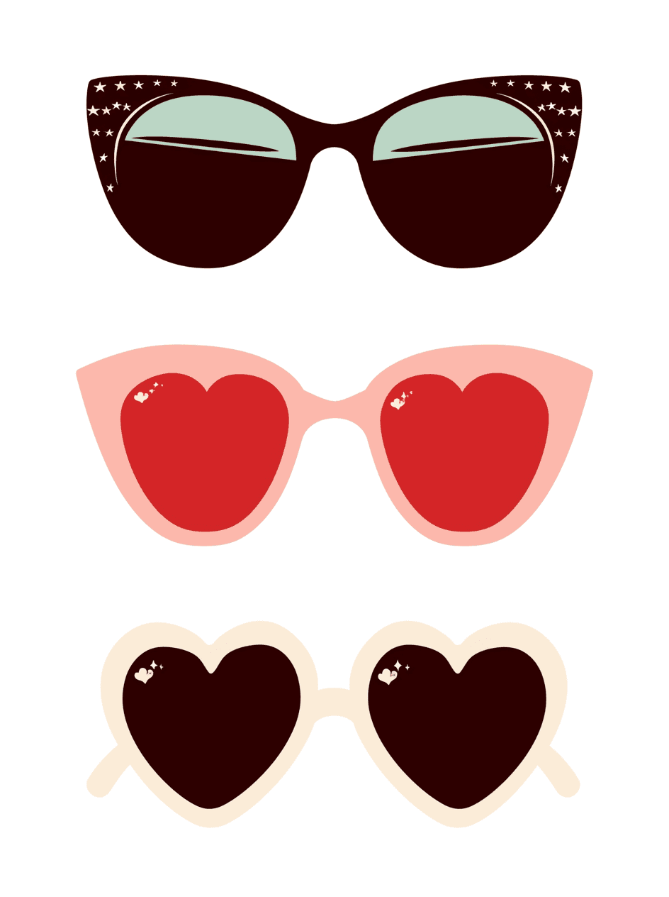 Glasses Sprint original repeating artwork