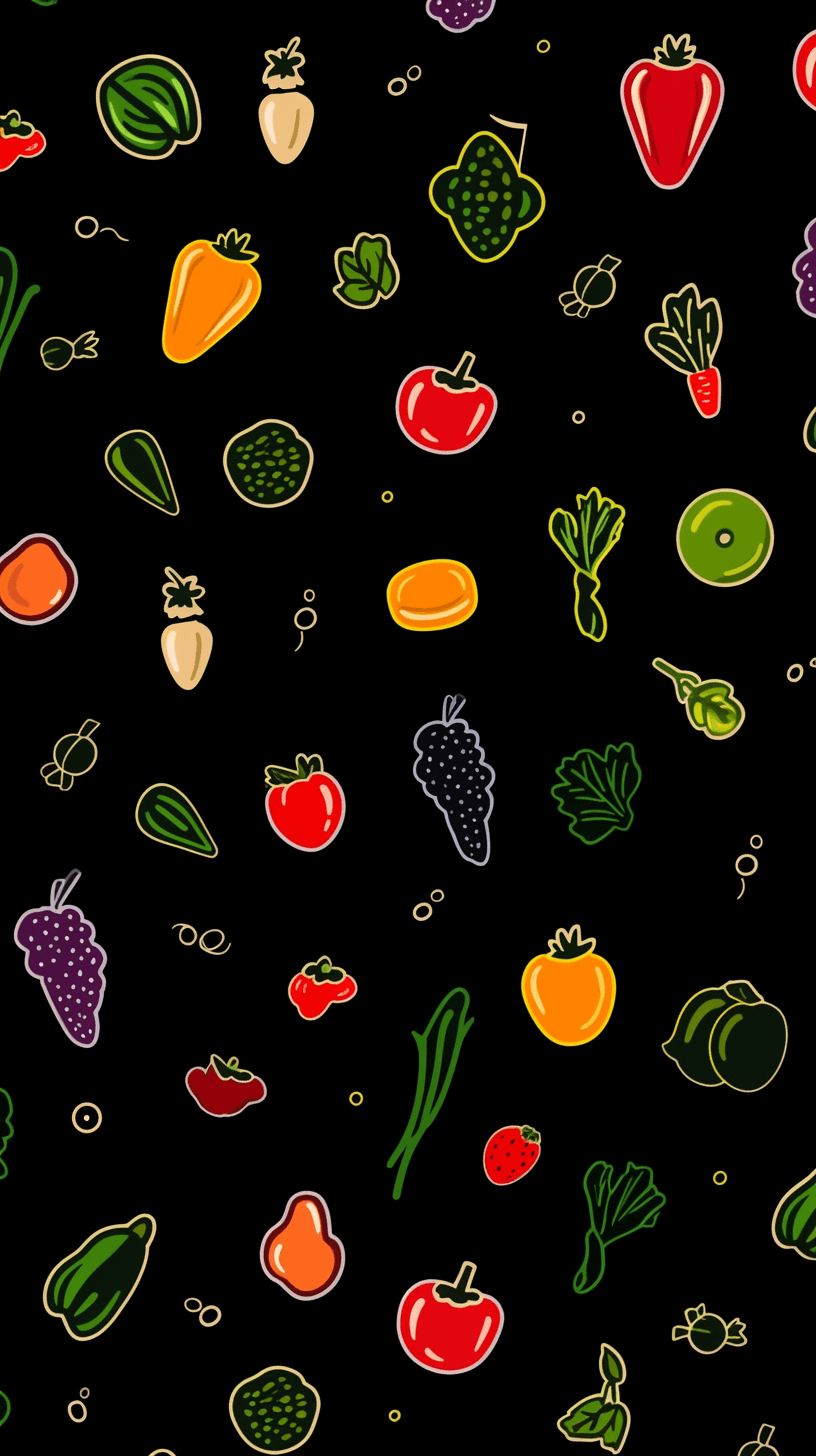 Fruit Corner original repeating artwork
