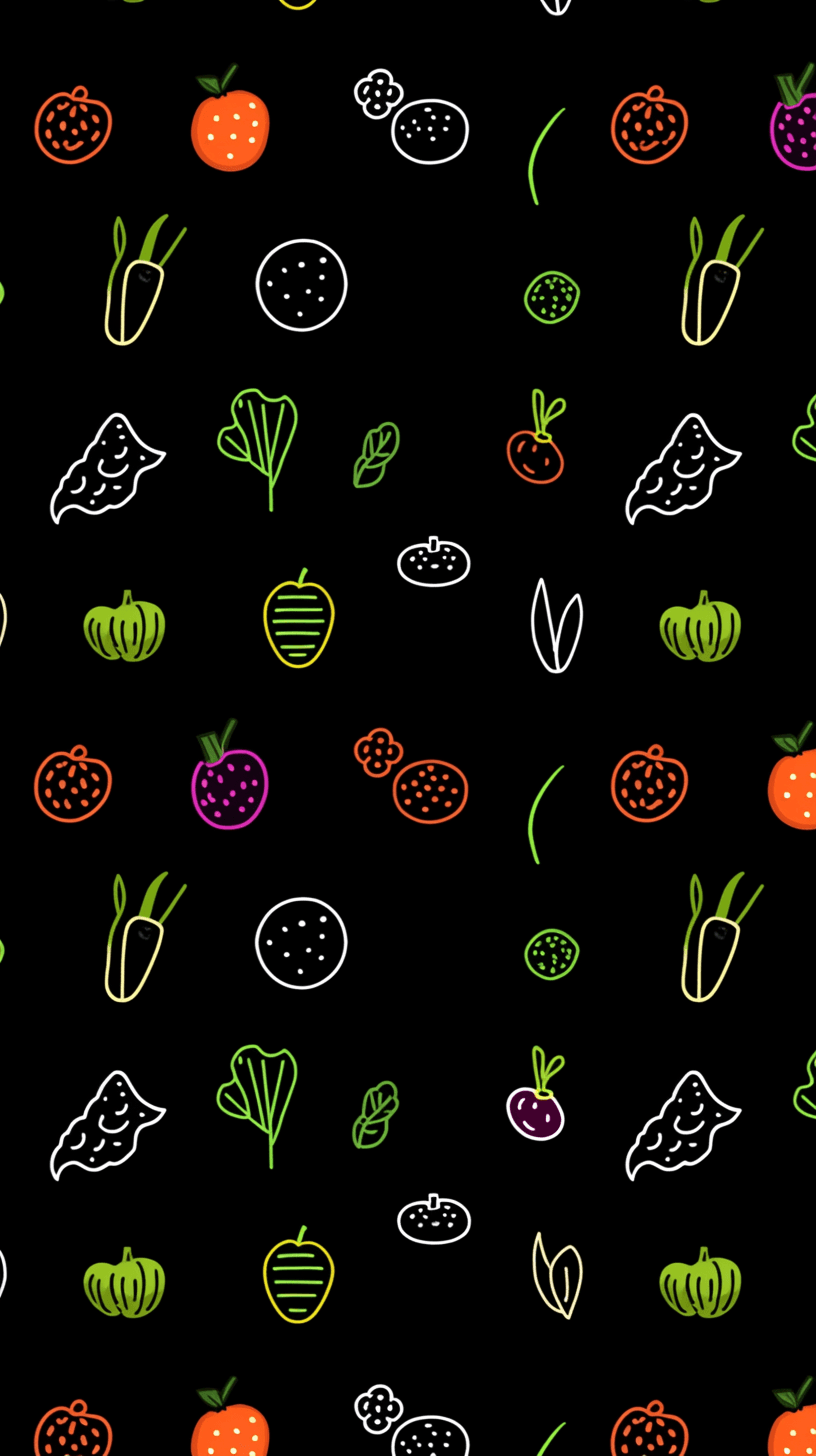 Veggies Fizz original repeating artwork