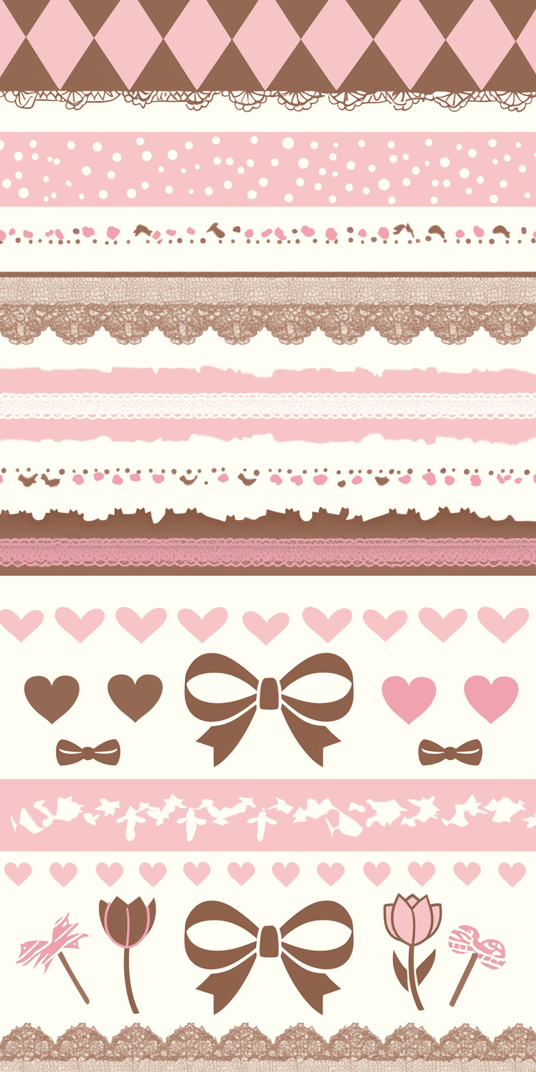 Pink Brown Club original repeating artwork
