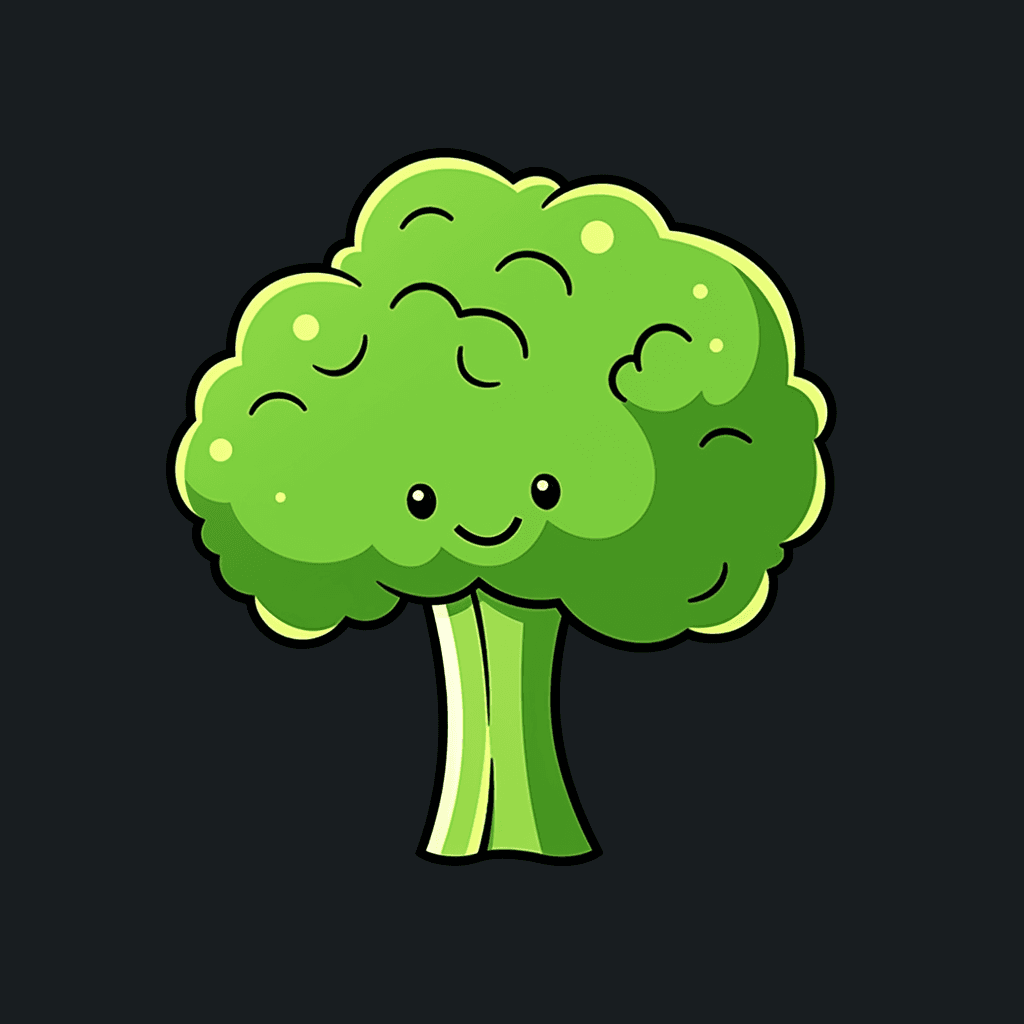 Broccoli Crew original repeating artwork