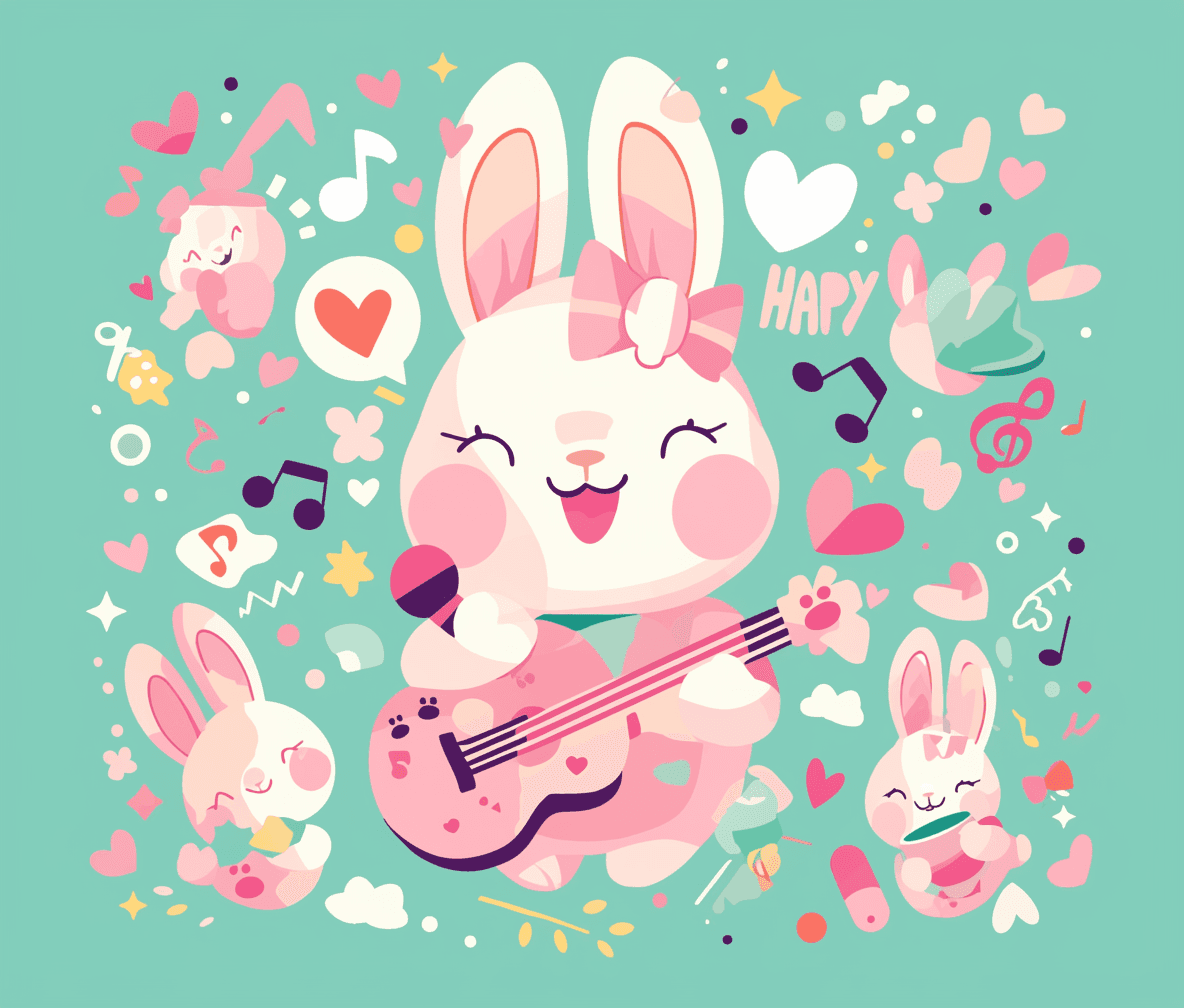 Bunny 221 original repeating artwork