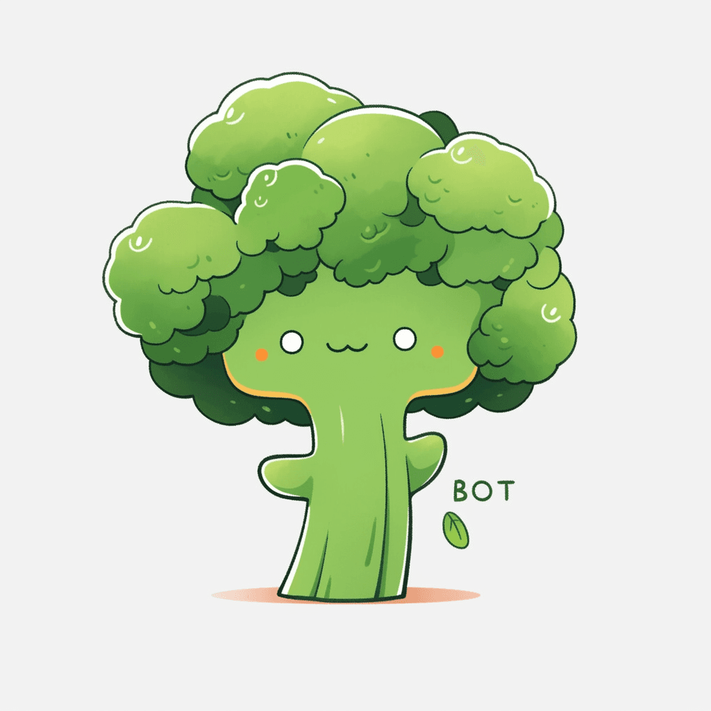 Broccoli Club original repeating artwork
