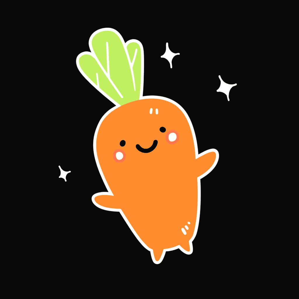 Carrot Tune original repeating artwork