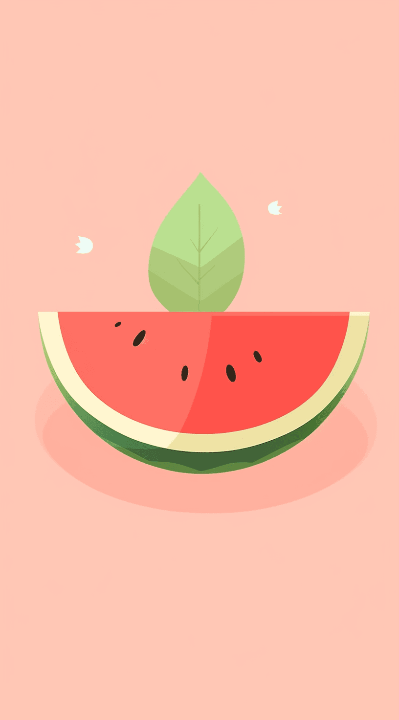 Watermelon Picnic original repeating artwork